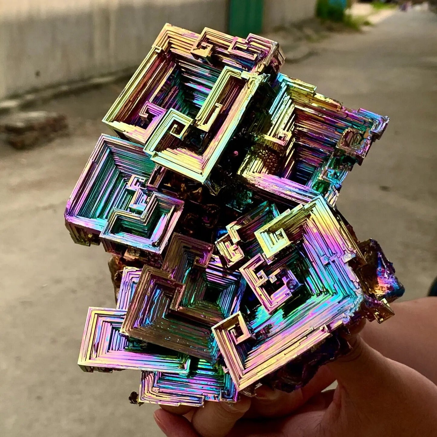 Natural Rainbow Bismuth