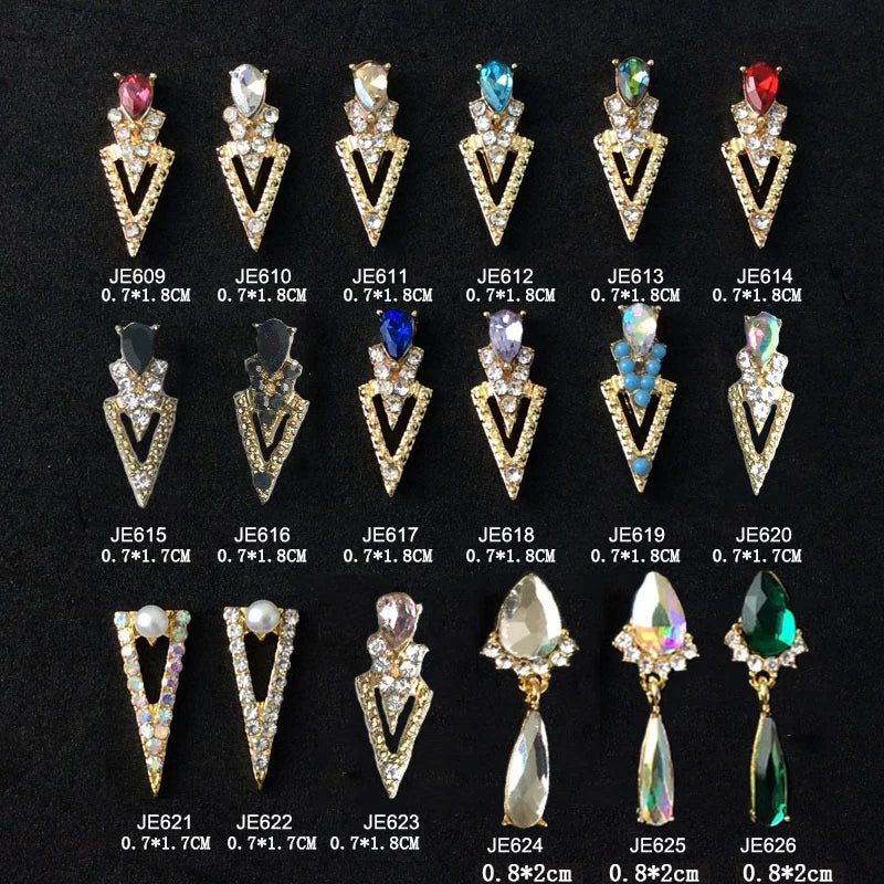 10pcs Nail Crystal Charms