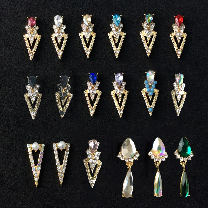 10pcs Nail Crystal Charms