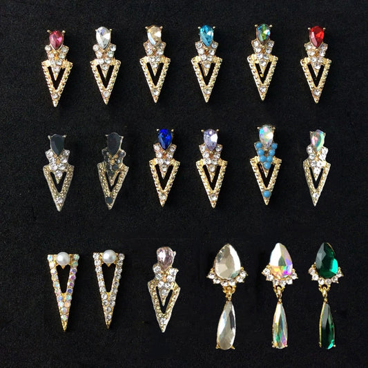 10pcs Nail Crystal Charms