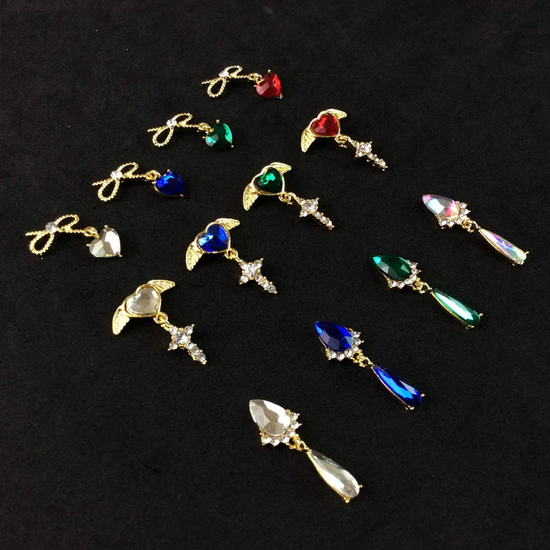 10pcs Nail Crystal Charms