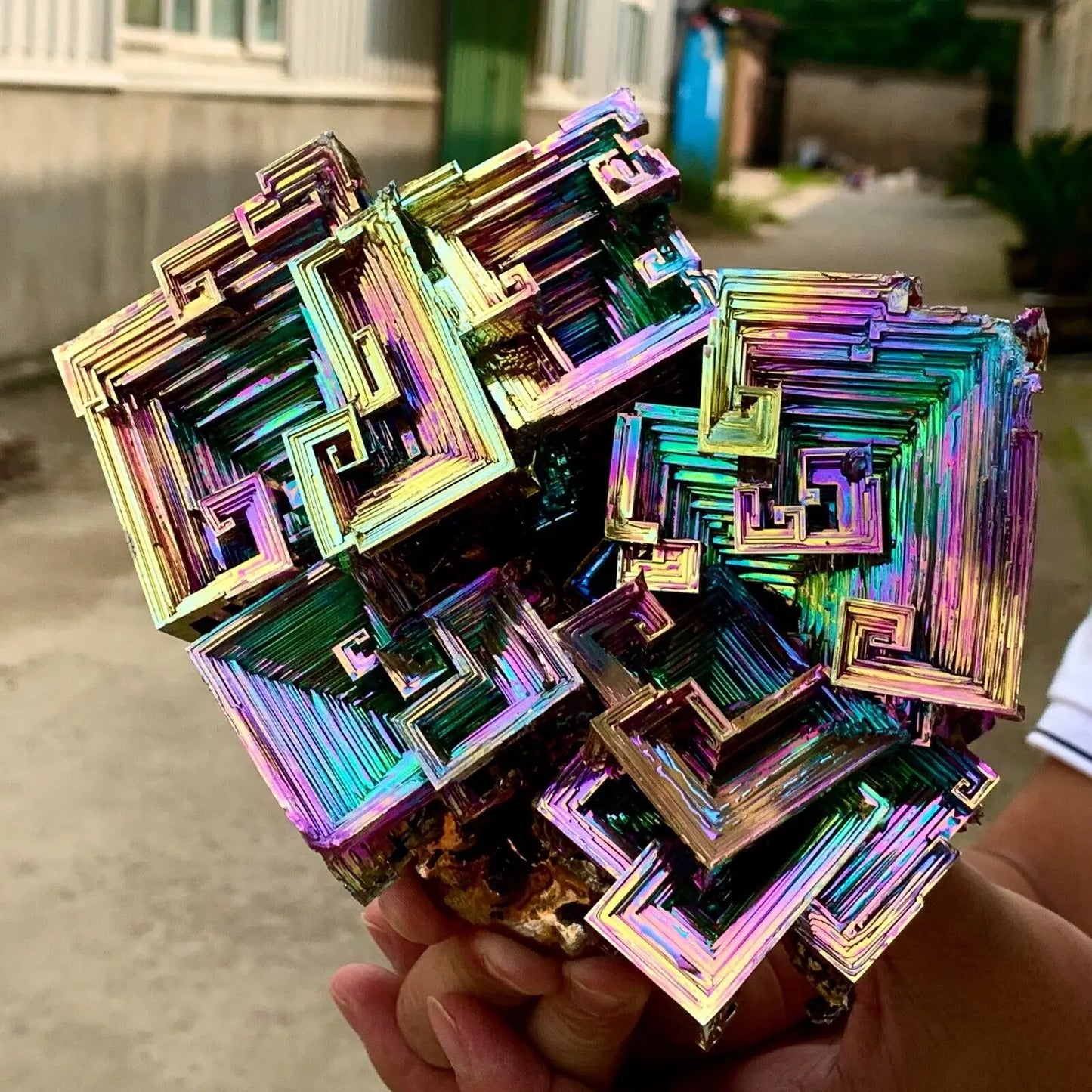 Natural Rainbow Bismuth
