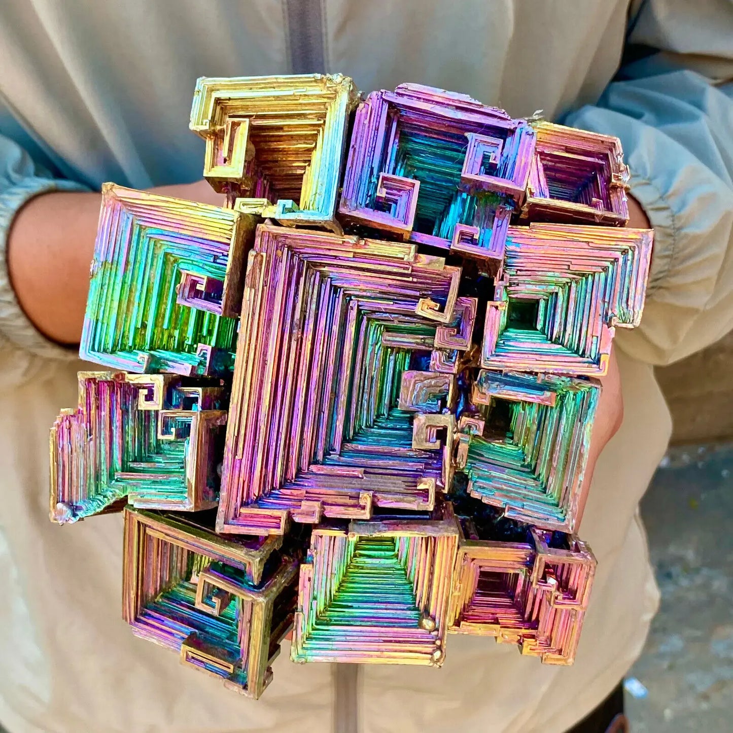 Natural Rainbow Bismuth