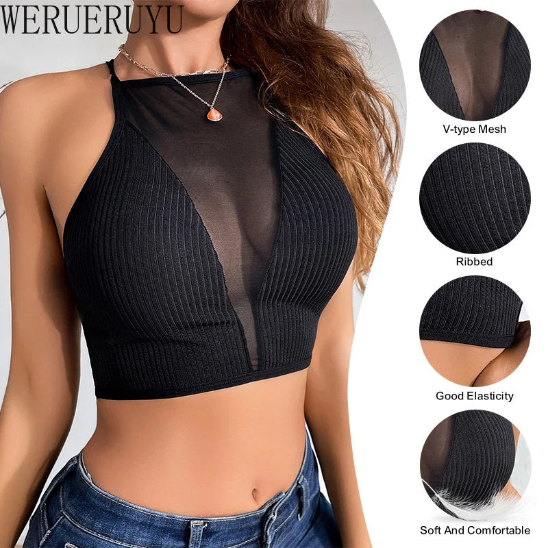 Mesh Corset Top