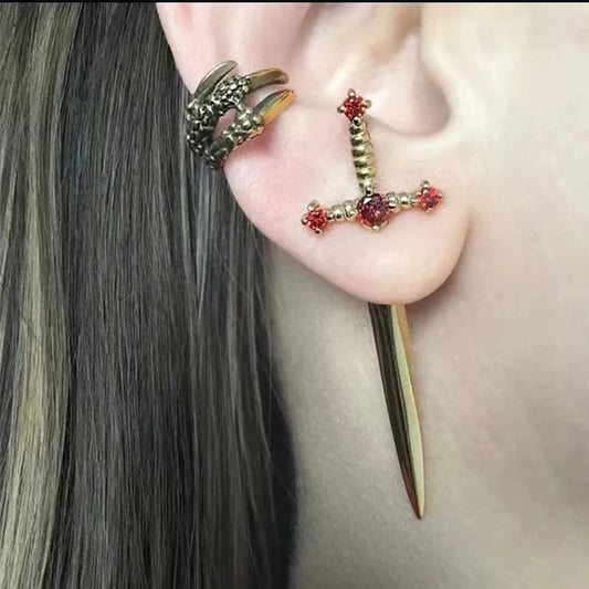 Sword Earrings