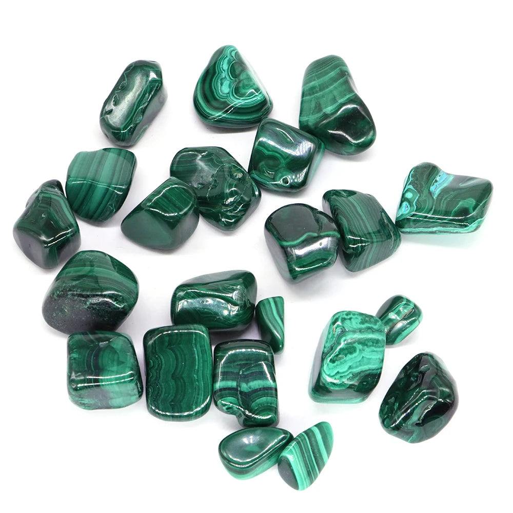 Natural Malachite Tumbled Stone