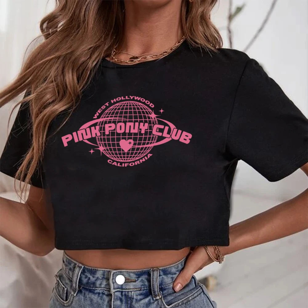 Chappell Roan Pink Pony Club Crop Top