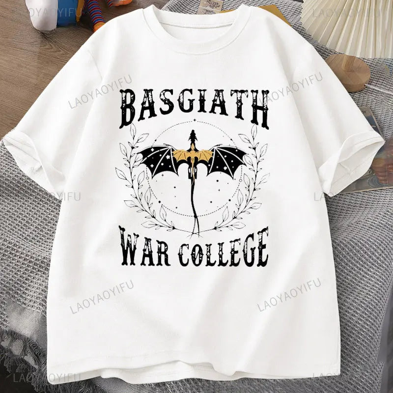 Fourth Wing Basgiath War College Printed T-shirt
