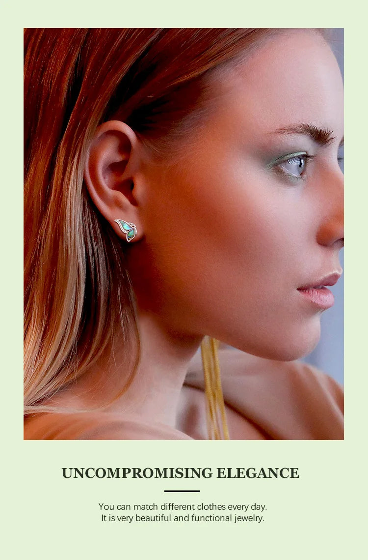Abalone Butterfly Earrings