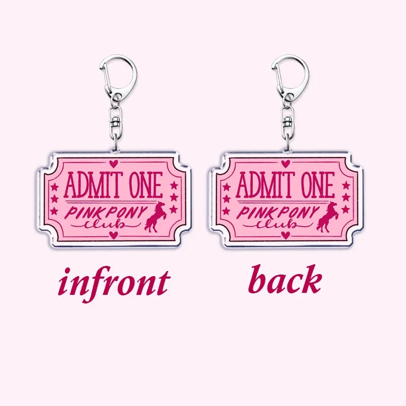 Pink Pony Club Keychain Accessories