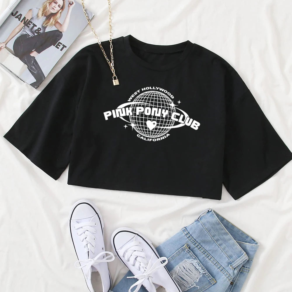 Chappell Roan Pink Pony Club Crop Top