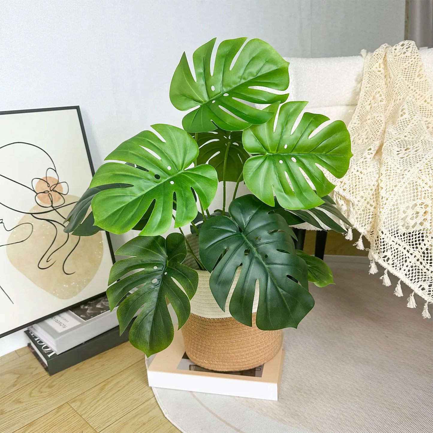 Monstera Plant Plastic