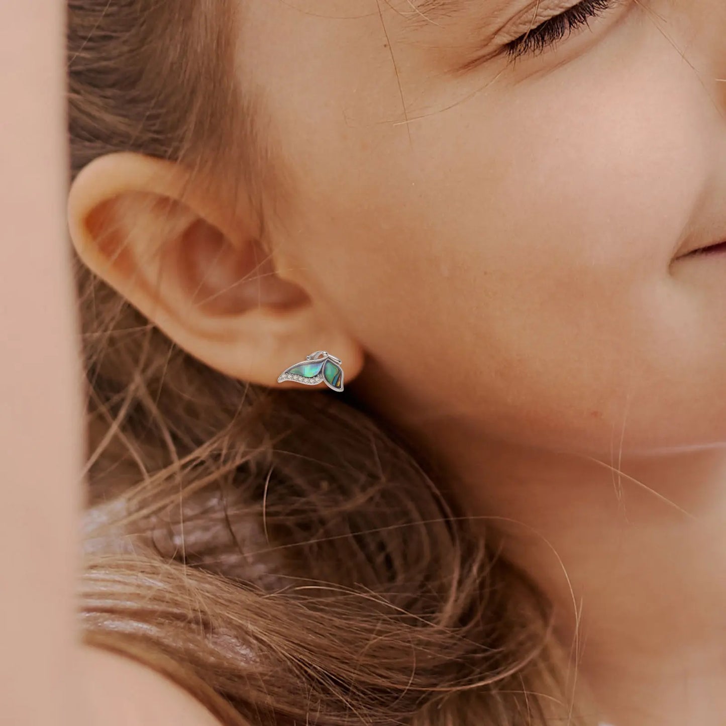 Abalone Butterfly Earrings